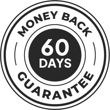60-day money-back guarantee